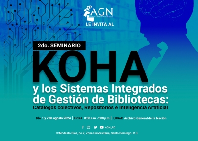 AGN invita al segundo seminario de Sistema Integrado de Gestión de Bibliotecas